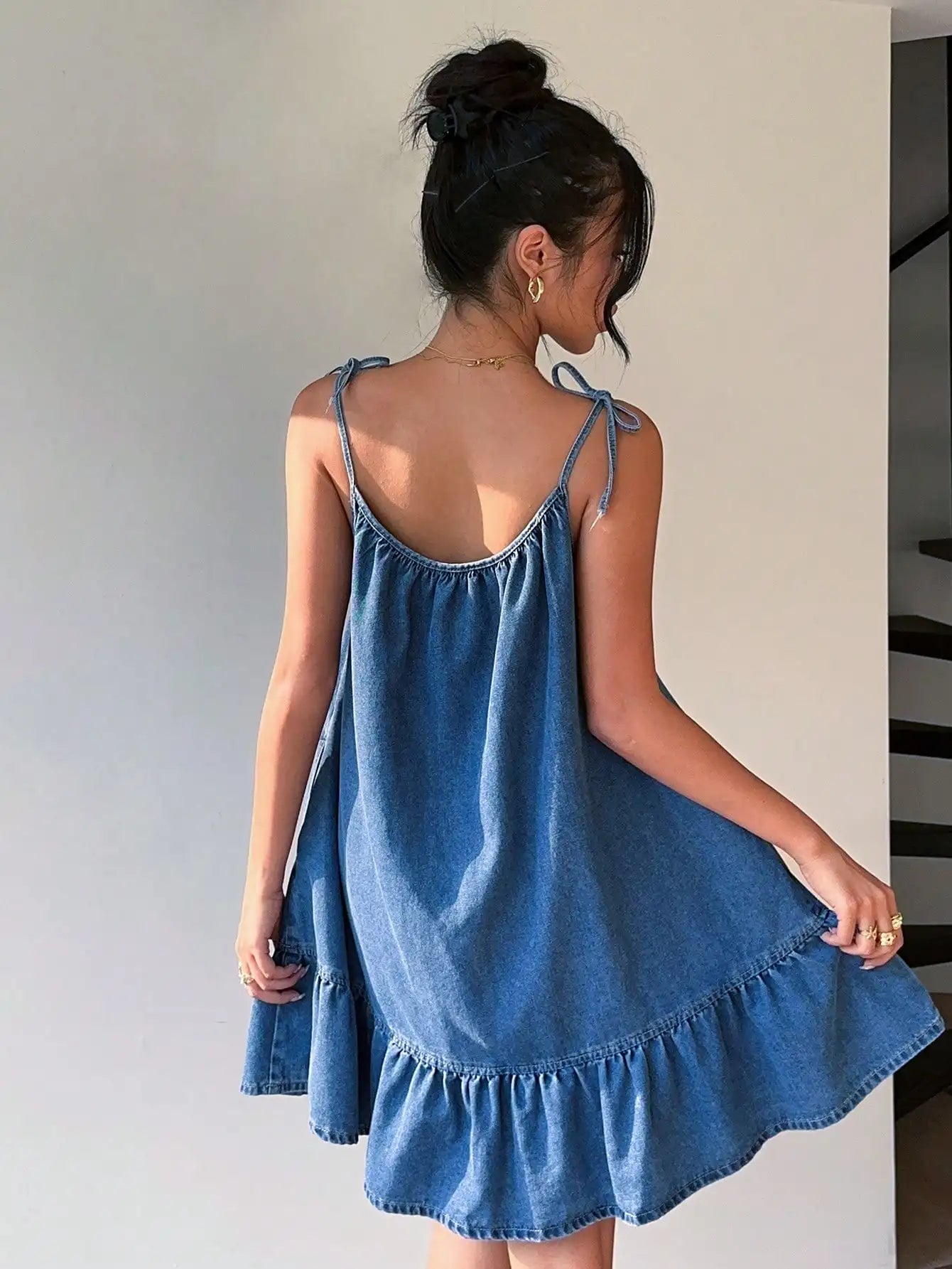 Strapless Cotton Summer Camisole Dress