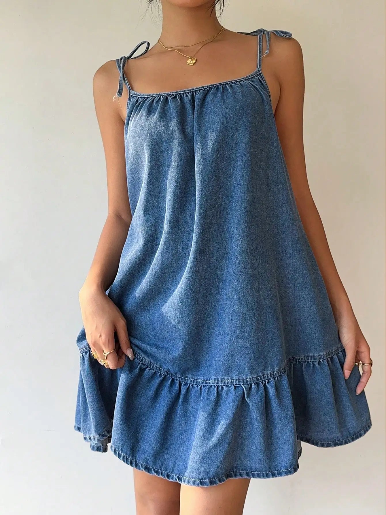 Strapless Cotton Summer Camisole Dress